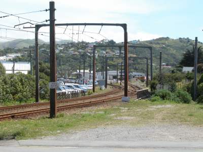 Plimmerton road junction (facing northwest)