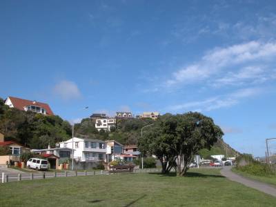 Plimmerton road junction (facing southeast)
