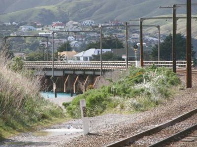 Paremata railway station (facing north)