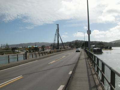 Paremata road bridge (facing north)
