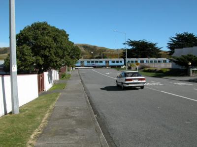 Mana Esplanade and Pascoe Road junction (facing west)